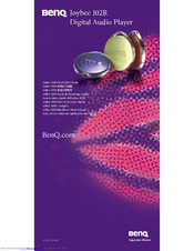BenQ Joybee 102R Quick Start Manual