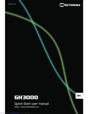 Teltonica GH3000 Quick Start User Manual