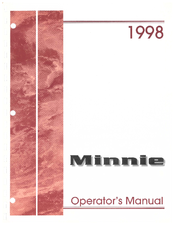 Winnebago 1998 Minnie Operator's Manual