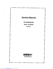 Uniden Jackson UT-547C/D Service Manual