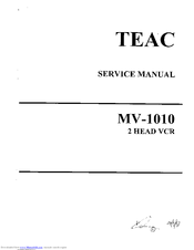 Teac MV-1010 Service Manual
