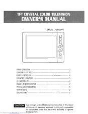 Farenheit T5605TR Owner's Manual