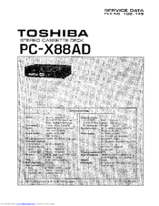 Toshiba PC-X88AD Service Data