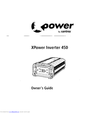 XPower 450 Owner's Manual