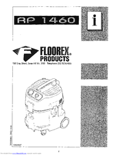 floorex RP 1460 Manual