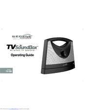 Serene TVSoundBox TV-SB Operating Manual
