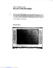 Electrohome 24E404 User Manual