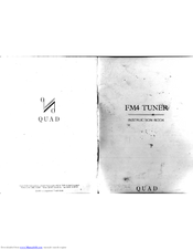 QUAD FM4 Instruction Book