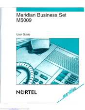 Meridian M5009 User Manual