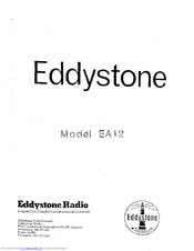 Eddystone EA12 Manual
