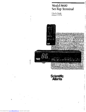 Scientific Atlanta 8600 User Manual