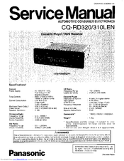 Panasonic CQ-RD320 Service Manual