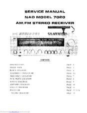 Nad 7020 Manuals Manualslib