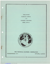 TMC LFCA-1 Technical Manual