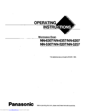 Panasonic NN-6207 Operating Instructions Manual