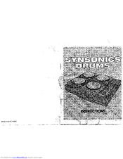 Mattel Syntronics Instructions Manual