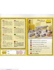 Marcato Linea 3 Facile Instructions For Use And Maintenance Manual