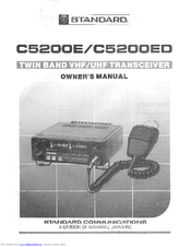 Standart C5200E Owner's Manual