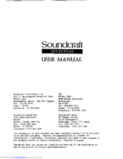 SoundCraft 200SR User Manual