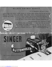 Singer Buttonholer Instructions For Using Manual