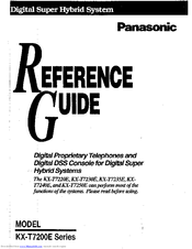 Panasonic KX-T7240E Reference Manual