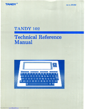 Tandy 102 Technical Reference Manual
