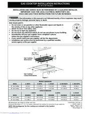 Electrolux EW30GC60PS Installation Instructions Manual