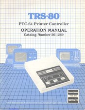 Radio Shack TRS-80 PTC-64 Operation Manual