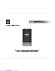 Sharper Image Literati Quick Start Manual