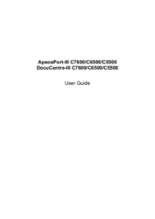 Xerox ApeosPort-III C7600 User Manual
