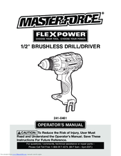 Master-force 241-0461 Operator's Manual