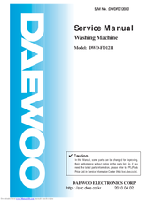 Daewoo DWD-FD1211 Service Manual