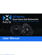 NVX VCW152 User Manual
