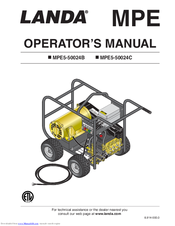Landa MPE5-50024B Operator's Manual