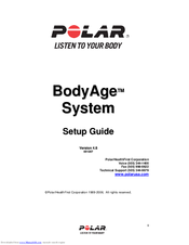 Polar Electro BodyAge Setup Manual
