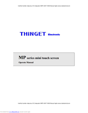 Thinget Electronics MP Series Operation Manual
