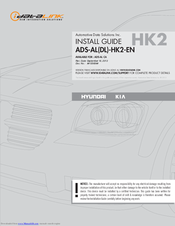 iDataLink ADS-AL-HK2-EN Install Manual