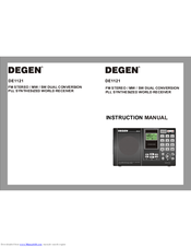 DEGEN DE1121 Instruction Manual
