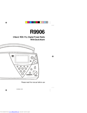 Roberts R9906 Quick Manual