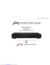Godrej ET16C2E Eyetrace Elite User Manual