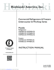 Hoshizaki HWF40A Instruction Manual