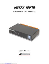 JLCooper Electronics eBOX GPI8 User Manual