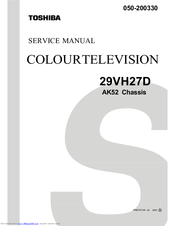 Toshiba 29VH27D Service Manual