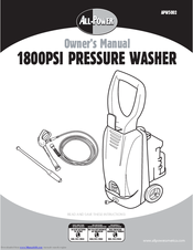 All-Power APW5002 Owner's Manual