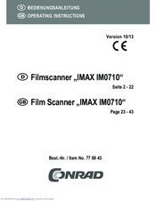 Conrad 77 69 43 Operating Instructions Manual