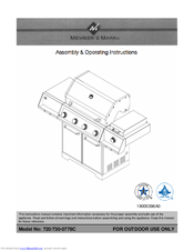 Member's Mark 720-0778C Assembly & Operating Manual