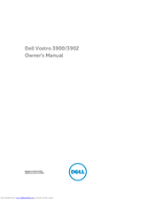Dell Vostro V 3800 Owner's Manual