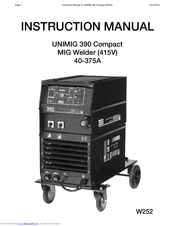 Unimig 390 Instruction Manual