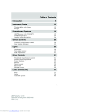 Ford Zephyr 2007 Owner's Manual