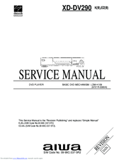 Aiwa XD-DV290EZ Service Manual